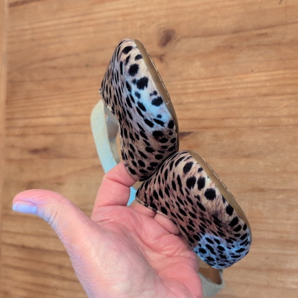 Born Coco Comfort Slingback Flats W/ Leopard Print, Size 7 Medium - Picture 2 of 9